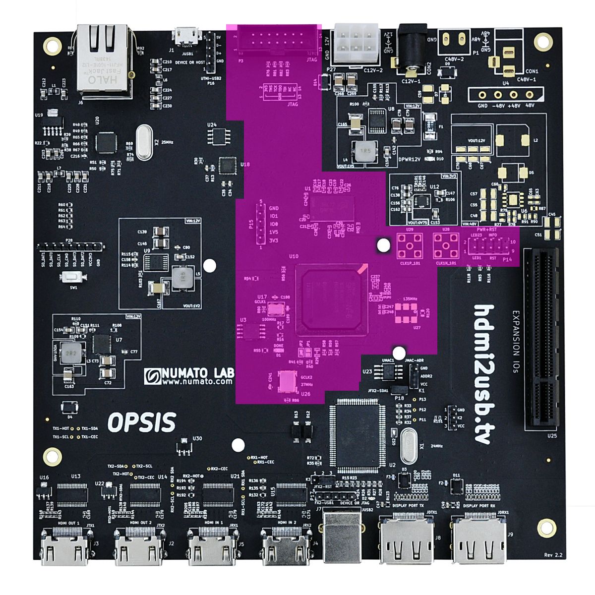 FPGA on the Opsis